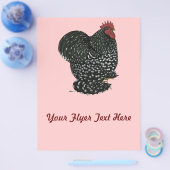 Cochin: Zwarte Mottle Flyer (Enkel)