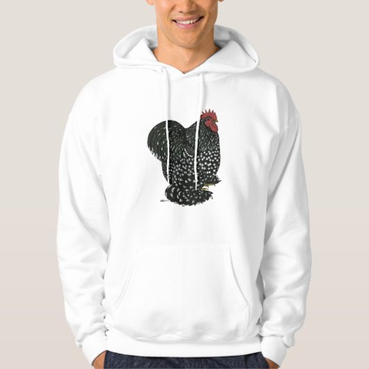 Cochin: Zwarte Mottle Hoodie (Voorkant)