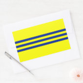 Cochinchina-vlag Rechthoekige Sticker (Envelop)