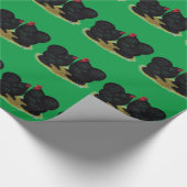 Cochins Black Bantam Pair Cadeaupapier (Hoek)