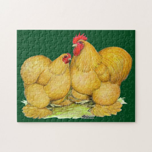 Cochins Buff Pair Legpuzzel (Horizontaal)