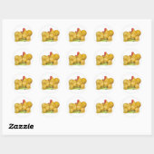 Cochins Buff Pair Ronde Sticker (Vel)