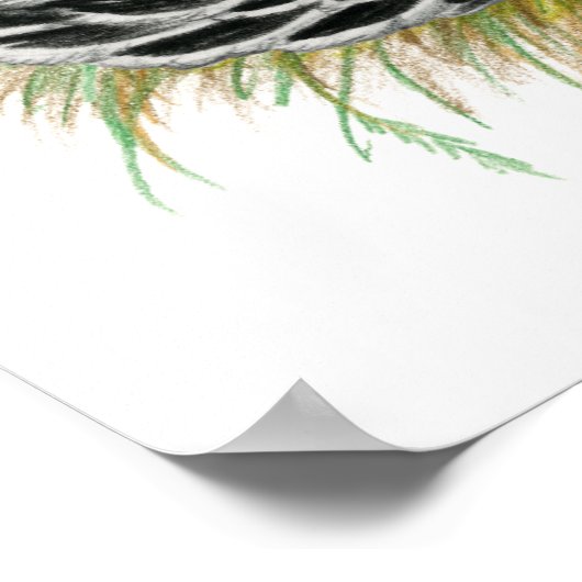 Cochins: Columbiaanse balken Poster (Hoek)