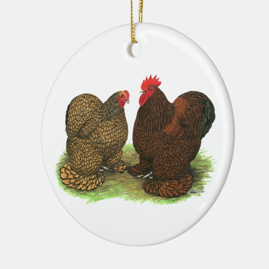 Cochins_Gold_Lace_2 Keramisch Ornament (Links)
