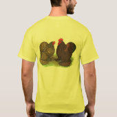 Cochins: Golden-laced T-shirt (Achterkant)
