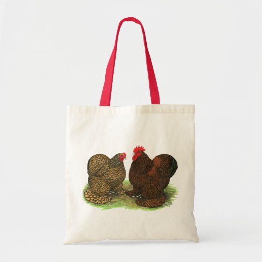 Cochins:  Golden-laced Tote Bag (Voorkant)