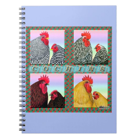Cochins Vier kleuren Notitieboek (Voorkant)
