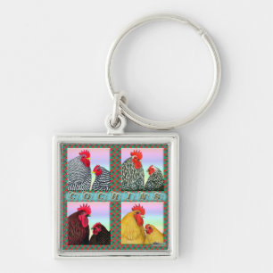 Cochins Vier kleuren Sleutelhanger