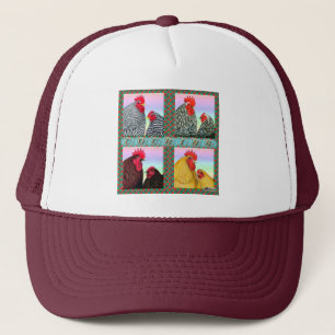 Cochins Vier kleuren Trucker Pet