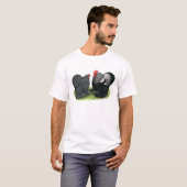 Cochins: zilverbesmeurd t-shirt (Voorkant volledig)