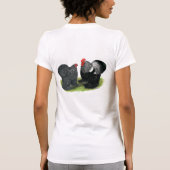 Cochins: zilverbesmeurd t-shirt (Achterkant)