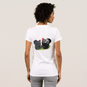 Cochins: zilverbesmeurd t-shirt (Achterkant volledig)