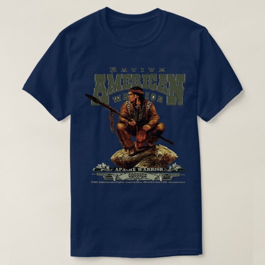 Cochise Apache krijger T-shirt (Design voorkant)