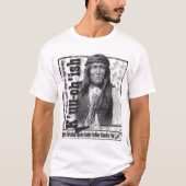 Cochise Chiricahua Apache Indian Name Design T-shirt (Voorkant)