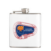 Cochise Stronghold Arizona Klimkarabijnhaak Heupfles (Voorkant)