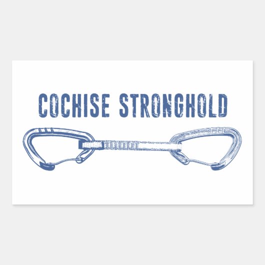 Cochise Stronghold Arizona Klimmen Quickdraw Rechthoekige Sticker (Voorkant)