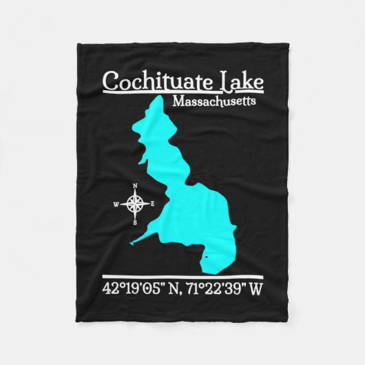 Cochituate meer - Massachusetts prestatie Fleece Deken (Voorkant)