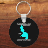 Cochituate meer - Massachusetts prestatie  Sleutelhanger (Voorkant)