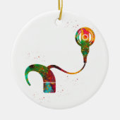 Cochleair implantaat keramisch ornament (Voorkant)