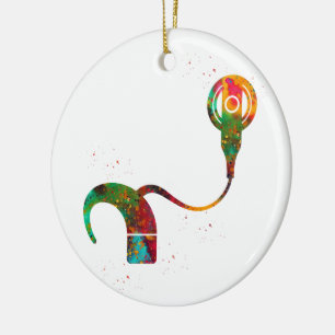 Cochleair implantaat keramisch ornament