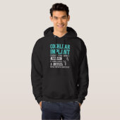 Cochlear Implant Deaf Awareness Hoodie (Voorkant volledig)