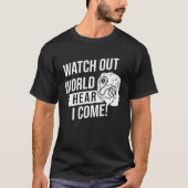 Cochlear Implant  Deaf Awareness T-shirt (Voorkant)