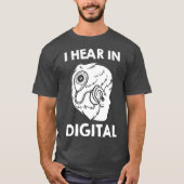 Cochlear Implant Gift Deaf Awareness T-shirt (Voorkant)