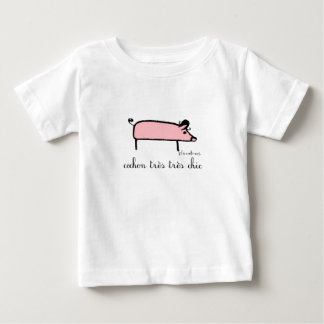 cochon tres chic , baby t-shirt