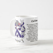 Cochran Family Coat of Arms Mok (Voorkant links)