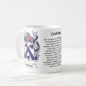 Cochran Family Coat of Arms mok (Voorkant links)