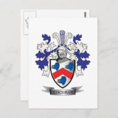 Cochran Family Crest Coat of Arms Briefkaart (Voorkant / Achterkant)