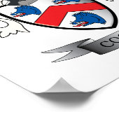 Cochran Family Crest Coat. Poster (Hoek)