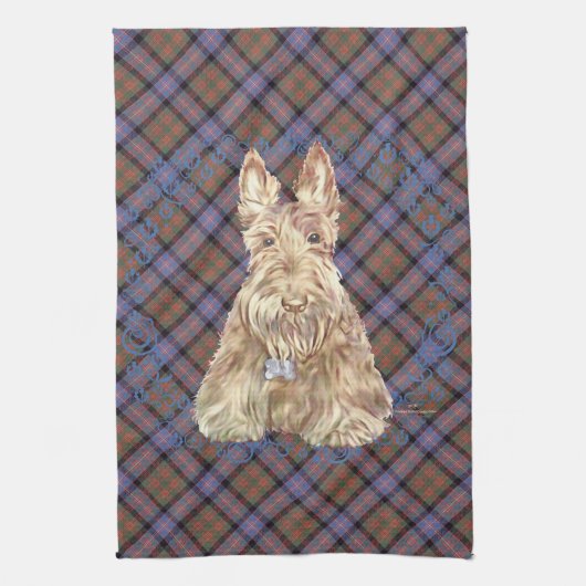Cochran Tartan Scottie Theedoek (Verticaal)