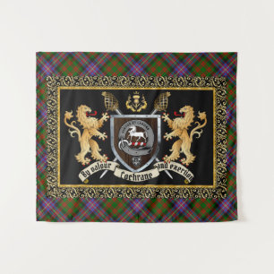 Cochrane Clan Badge & Motto w/Lions Wandkleed