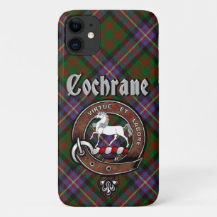 Cochrane Clan Badge & Tartan Hoesje
