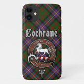 Cochrane Clan Badge & Tartan Phone Case (Achterkant)