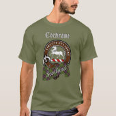 Cochrane Clan Badge & Tartan T-shirt (Voorkant)