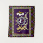 Cochrane Clan Badge & Tartan Wandkleed (Voorkant)