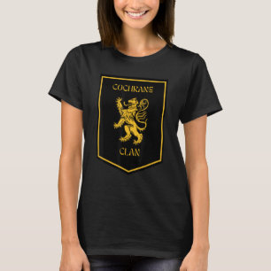 Cochrane Clan Scottish Lion Badge T-shirt