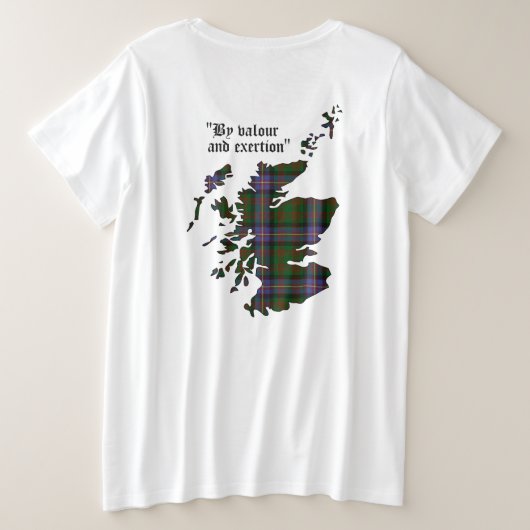 Cochrane Clan Women's Plus Size T-Shirt (Design achterkant)