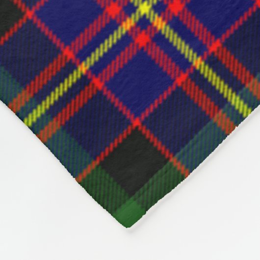 Cochrane Modern Clan Badge Tartan Pset Fleece Deken (Hoek)
