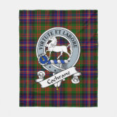 Cochrane Modern Clanstempel Schotse ruit Fleece Deken (Voorkant)