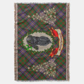 Cochrane Scottie Dog Kerstmis-trede Deken (Voorkant Verticaal)