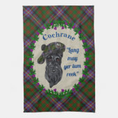 Cochrane Scottie Dog Kitchen Towel Theedoek (Verticaal)