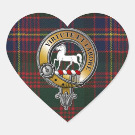 Cochrane Tartan & Badge Hart Sticker