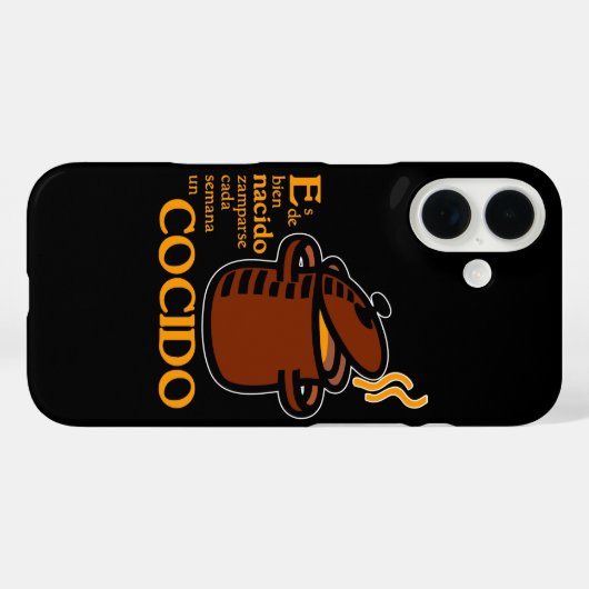 Cocido Case-Mate iPhone Case (Achterkant (horizontaal))