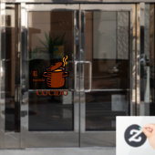 Cocido Raamsticker (Kantoordeur)