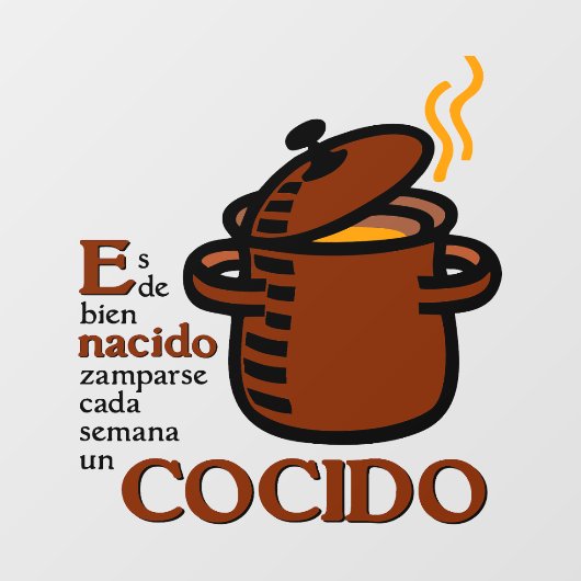 Cocido Raamsticker (Vel)