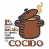Cocido Sticker (Voorkant)