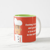 Cocinero Tweekleurige Koffiemok (Voorkant rechts)